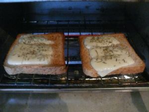 mozzarella cheese toast